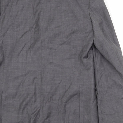 Autograph Mens Grey Wool Jacket Suit Jacket Size 40 Regular
