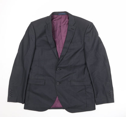 Mens UK Size 38 NEXT Regular Grey Suit Jacket