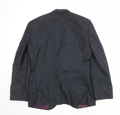 Mens UK Size 38 NEXT Regular Grey Suit Jacket