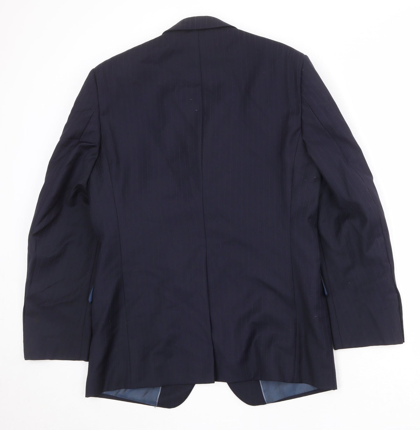 Mens UK Size 40 Marks and Spencer Regular Blue Suit Jacket