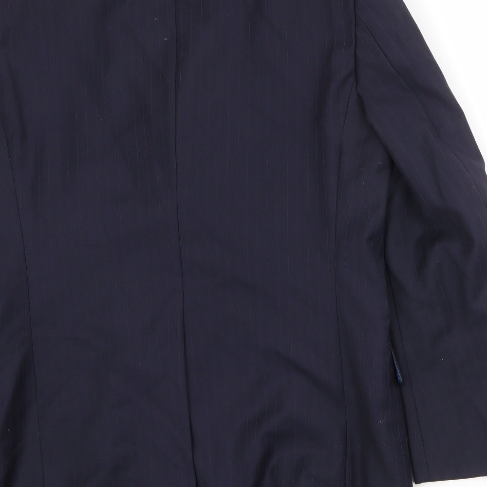 Mens UK Size 40 Marks and Spencer Regular Blue Suit Jacket