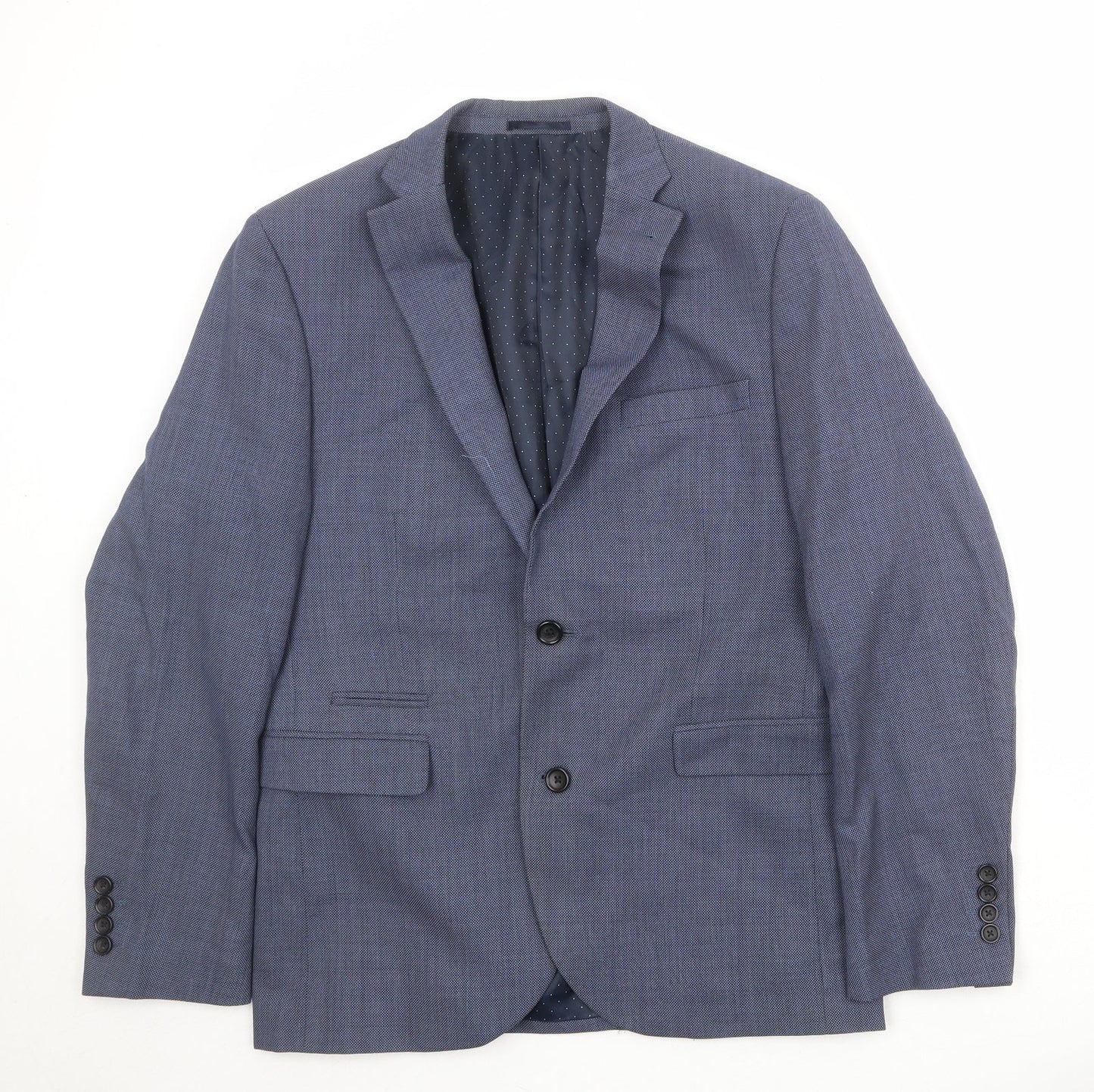 Mens UK Size 40 NEXT Regular Blue Suit Jacket
