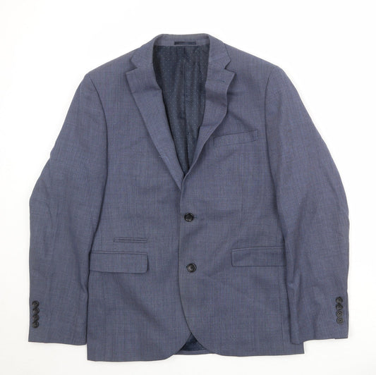 Mens UK Size 40 NEXT Regular Blue Suit Jacket