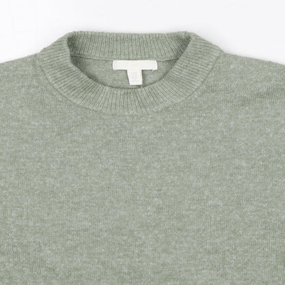 Womens UK Size XS H&M Green Pullover Jumper