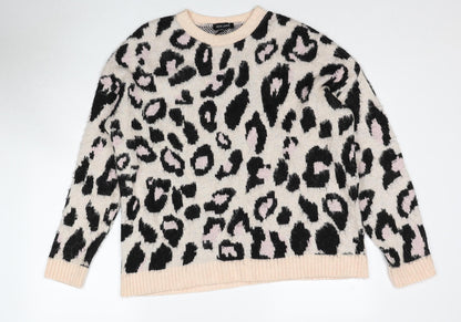 Womens UK Size S New Look Multicoloured Pullover Jumper