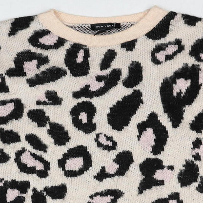 Womens UK Size S New Look Multicoloured Pullover Jumper