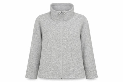 Marks & Spencer Womens Grey Jacket Size 8 Zip