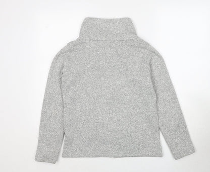 Marks and Spencer Womens Grey Jacket Size 8 Zip
