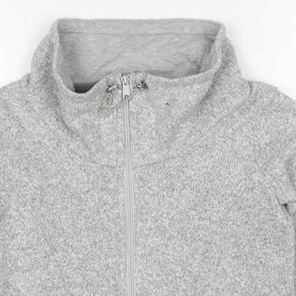 Marks and Spencer Womens Grey Jacket Size 8 Zip