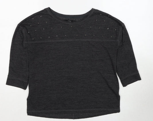 Womens UK Size 8 NEXT Grey Pullover Jumper