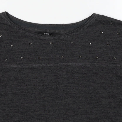 Womens UK Size 8 NEXT Grey Pullover Jumper