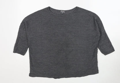 Womens UK Size 8 Phase Eight Grey Pullover Jumper