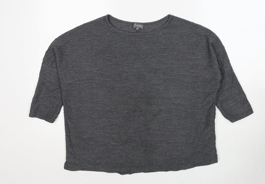 Womens UK Size 8 Phase Eight Grey Pullover Jumper