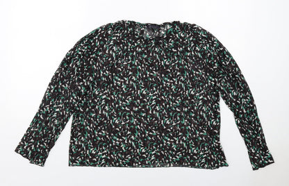 Womens UK Size 14 Marks and Spencer Black Basic Blouse