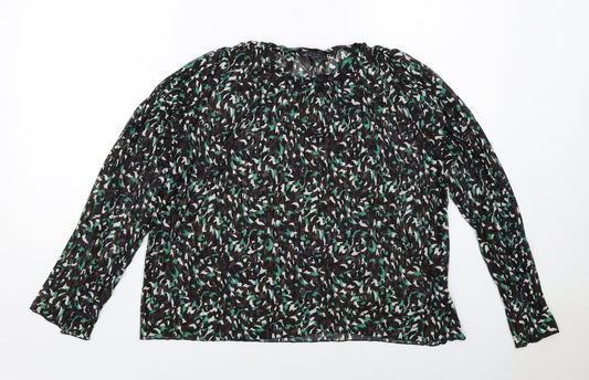 Womens UK Size 14 Marks and Spencer Black Basic Blouse
