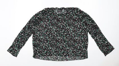 Womens UK Size 14 Marks and Spencer Black Basic Blouse
