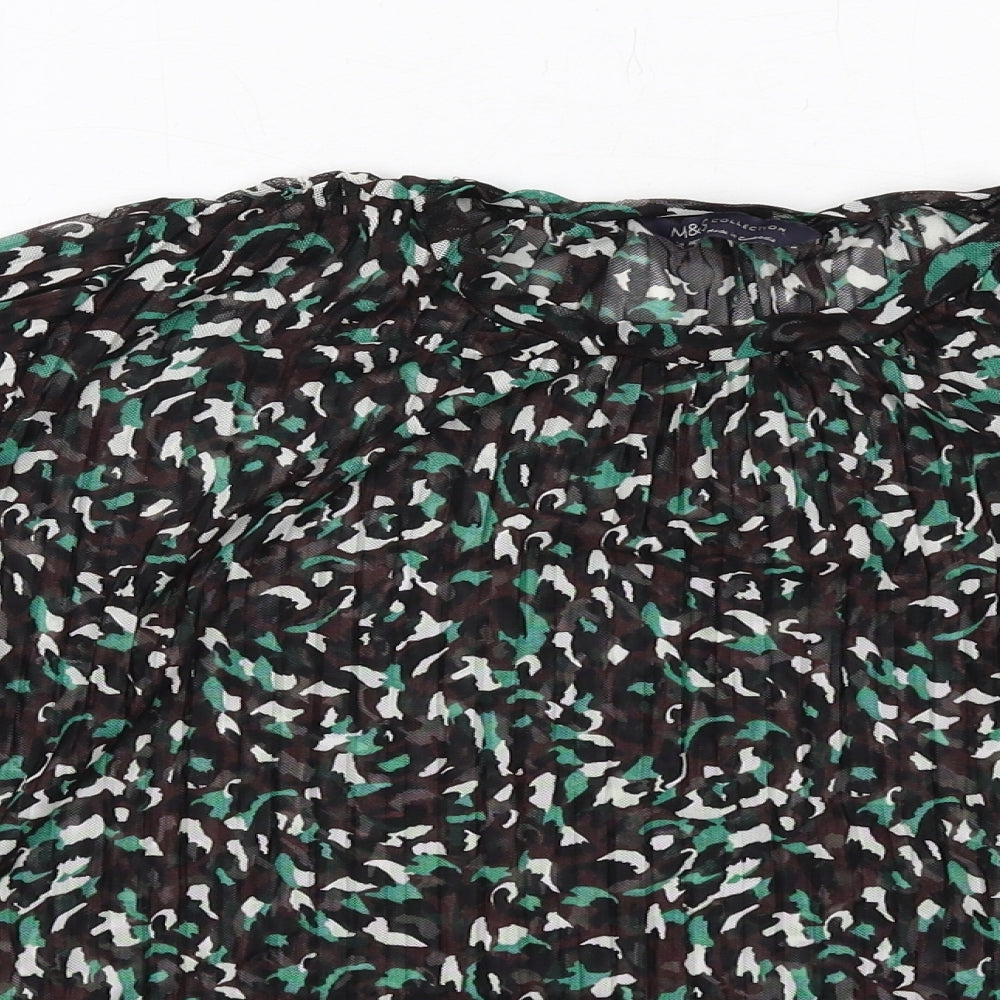 Womens UK Size 14 Marks and Spencer Black Basic Blouse