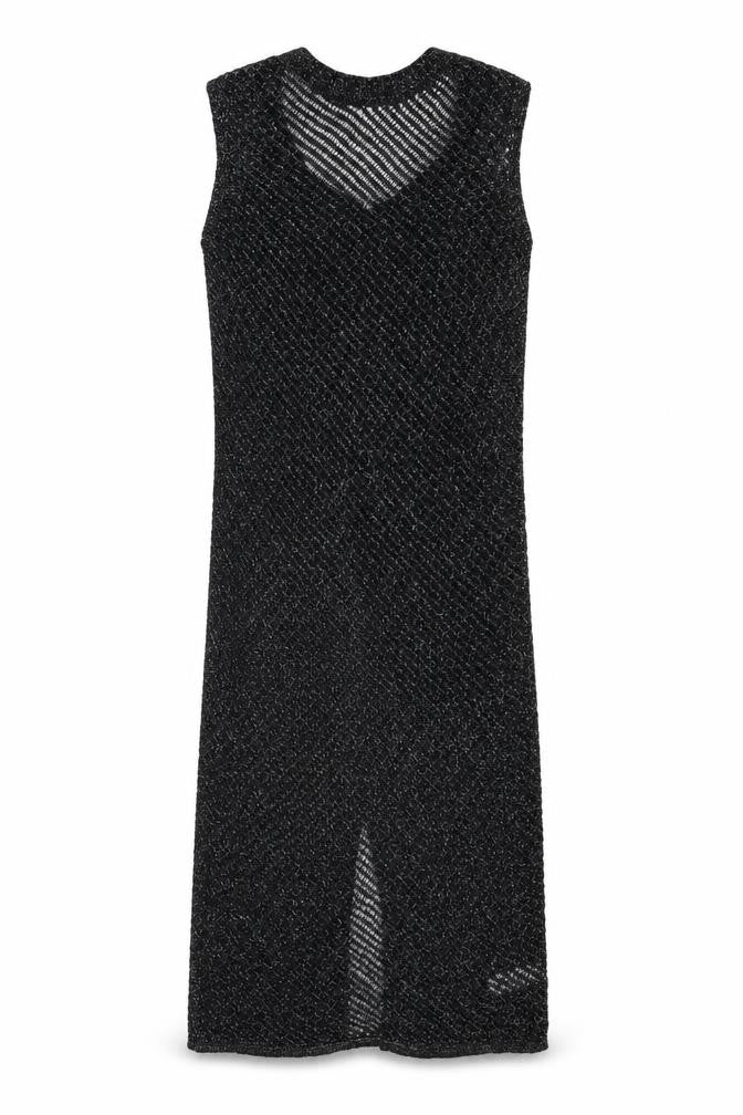 Marks and Spencer Womens Black Cotton A-Line Size M Round Neck Pullover