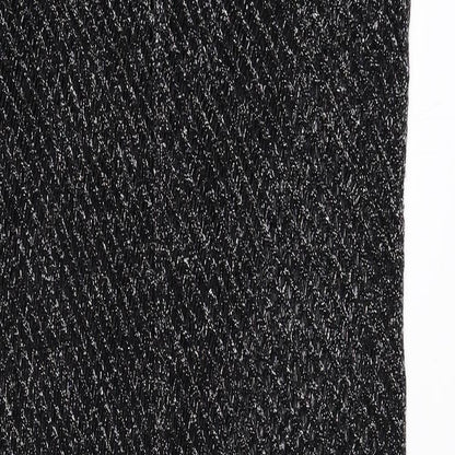 Marks and Spencer Womens Black Cotton A-Line Size M Round Neck Pullover