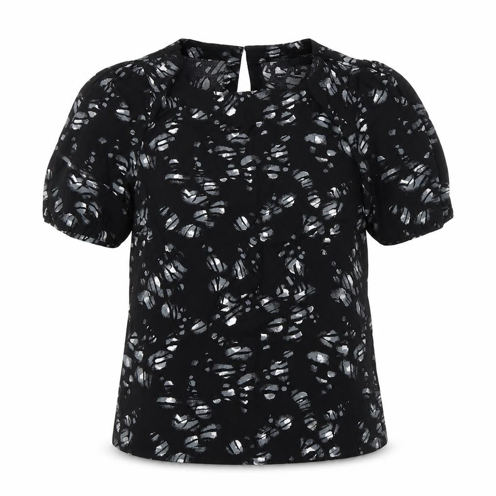 Womens UK Size 6 NEXT Black Basic Blouse