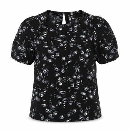 Womens UK Size 6 NEXT Black Basic Blouse