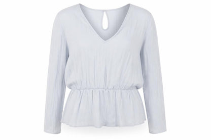 Womens UK Size 20 Marks and Spencer Grey Basic Blouse