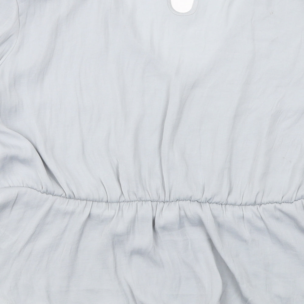 Womens UK Size 20 Marks and Spencer Grey Basic Blouse