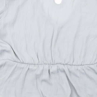 Womens UK Size 20 Marks and Spencer Grey Basic Blouse
