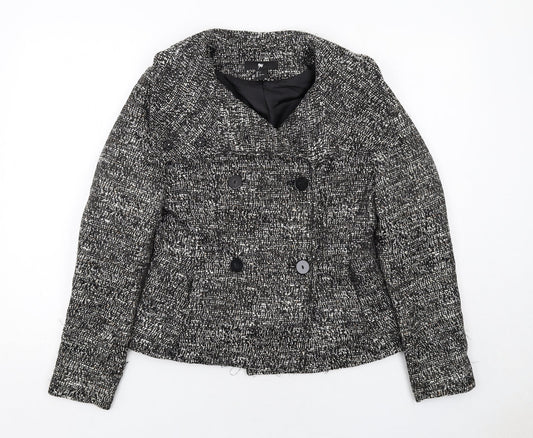 Womens UK Size 6 H&M Black Jacket