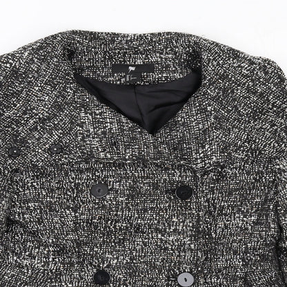 Womens UK Size 6 H&M Black Jacket