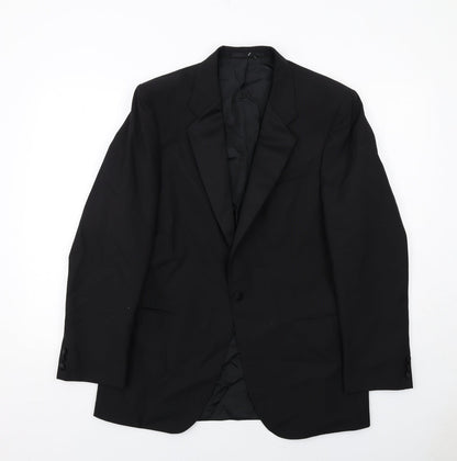 Mens UK Size 40 St Michael Regular Black Suit Tuxedo