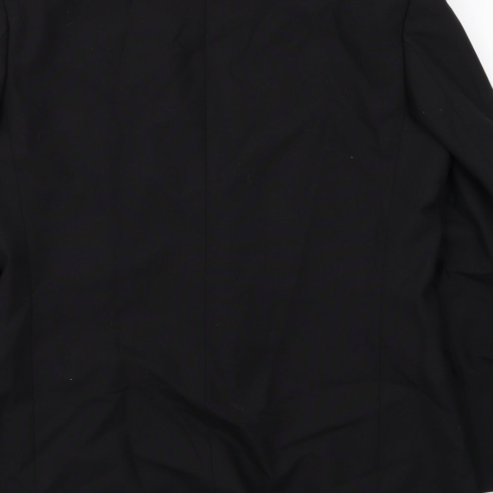 Mens UK Size 40 St Michael Regular Black Suit Tuxedo