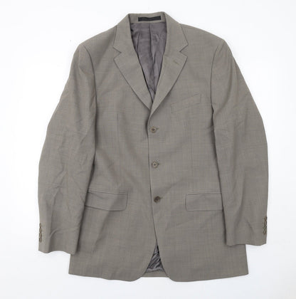 Mens UK Size 40 Marks and Spencer Regular Grey Suit Jacket