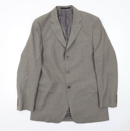 Mens UK Size 40 Marks and Spencer Regular Grey Suit Jacket