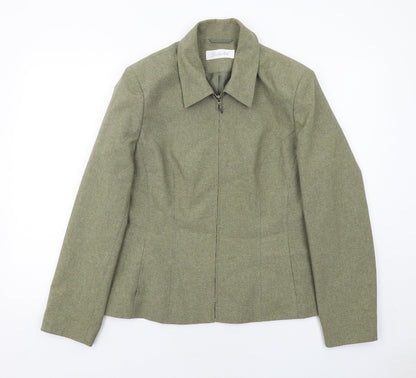 Womens UK Size 16 Berkertex Green Jacket