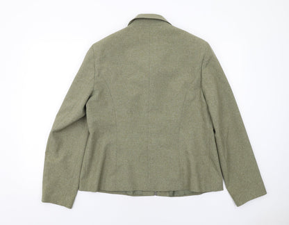 Womens UK Size 16 Berkertex Green Jacket