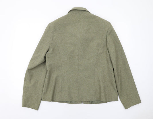 Womens UK Size 16 Berkertex Green Jacket