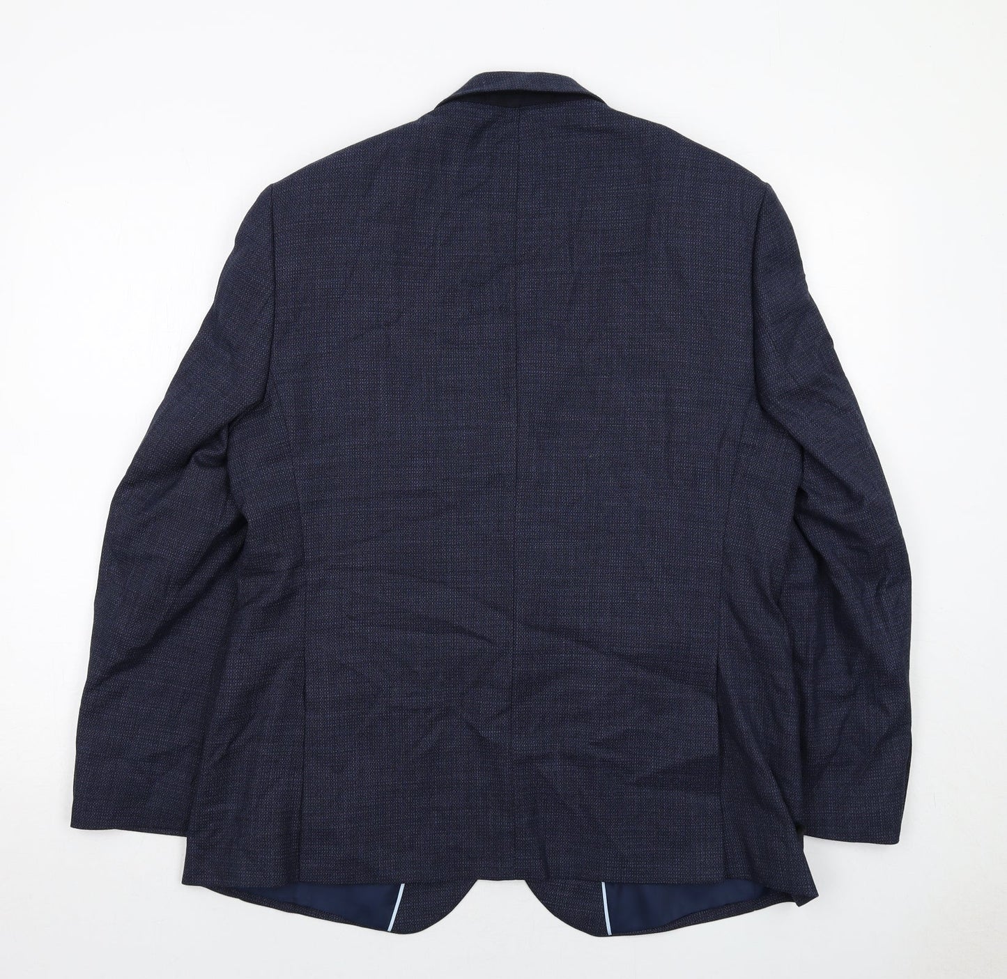Mens UK Size 42 Marks and Spencer Regular Blue Suit Jacket