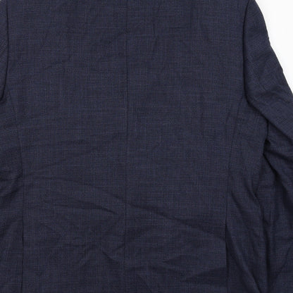 Mens UK Size 42 Marks and Spencer Regular Blue Suit Jacket