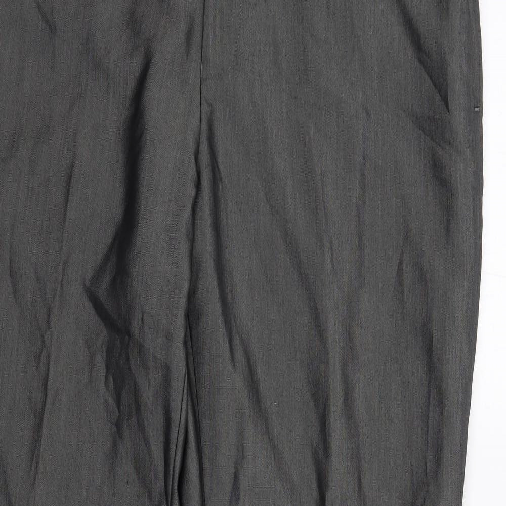 Mens UK Size 37 in Aspen&Court Regular Fit Dress Pants Grey Trousers