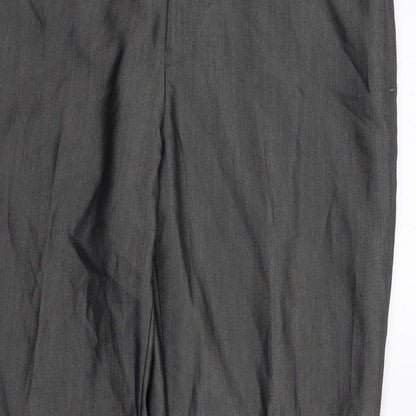 Mens UK Size 37 in Aspen&Court Regular Fit Dress Pants Grey Trousers