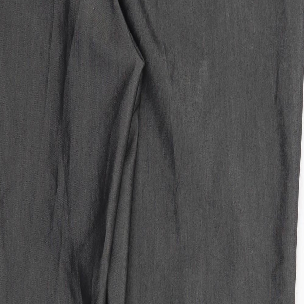 Mens UK Size 37 in Aspen&Court Regular Fit Dress Pants Grey Trousers