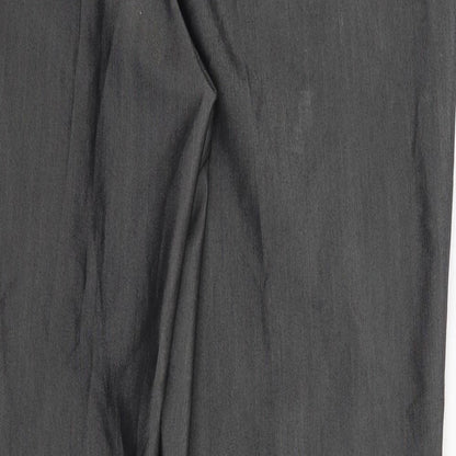 Mens UK Size 37 in Aspen&Court Regular Fit Dress Pants Grey Trousers