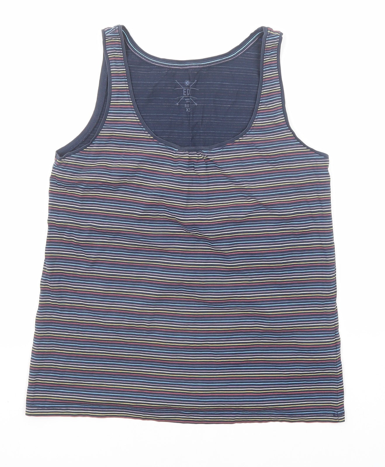 Womens UK Size XS EDC Blue Basic Tank