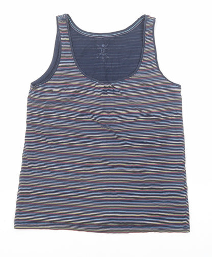 Womens UK Size XS EDC Blue Basic Tank