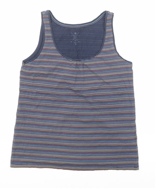 Womens UK Size XS EDC Blue Basic Tank