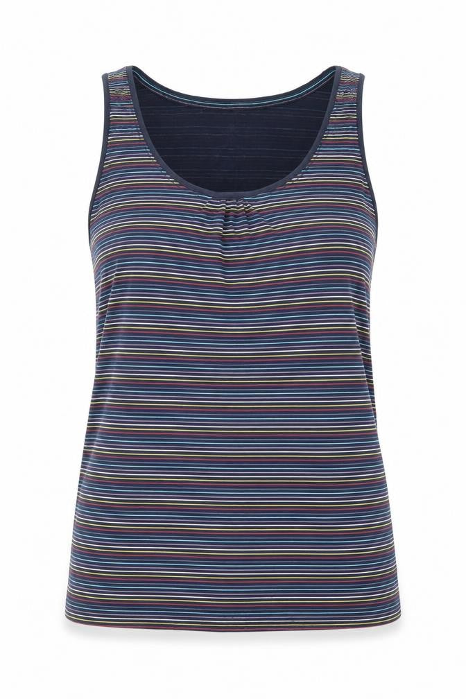Womens UK Size XS EDC Blue Basic Tank