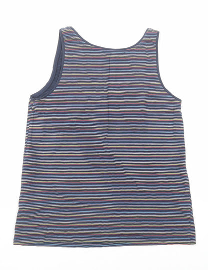 Womens UK Size XS EDC Blue Basic Tank