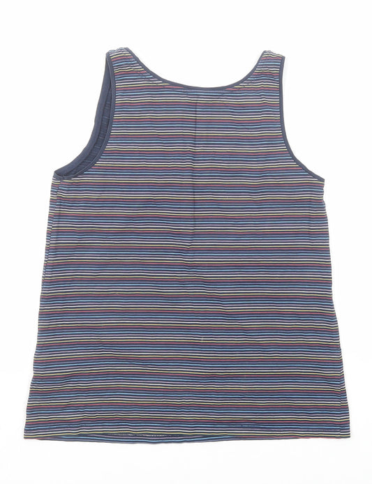 Womens UK Size XS EDC Blue Basic Tank