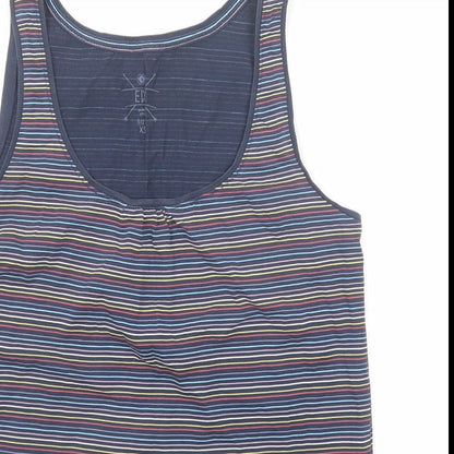 Womens UK Size XS EDC Blue Basic Tank